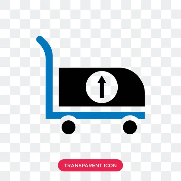 购物车矢量图标在透明背景上隔离, 购物车徽标 d — 图库矢量图片
