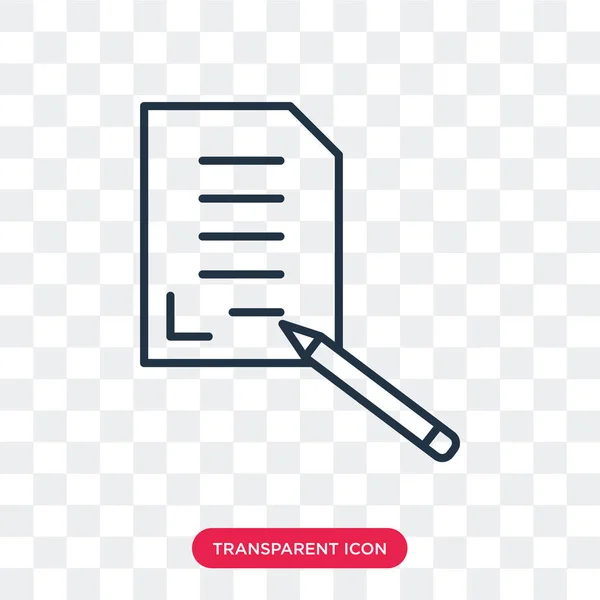 Agreement vector icon isolated on transparent background, Agreement logo design — Stock Vector