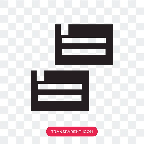 Vakken vector pictogram geïsoleerd op transparante achtergrond, vakken logo — Stockvector