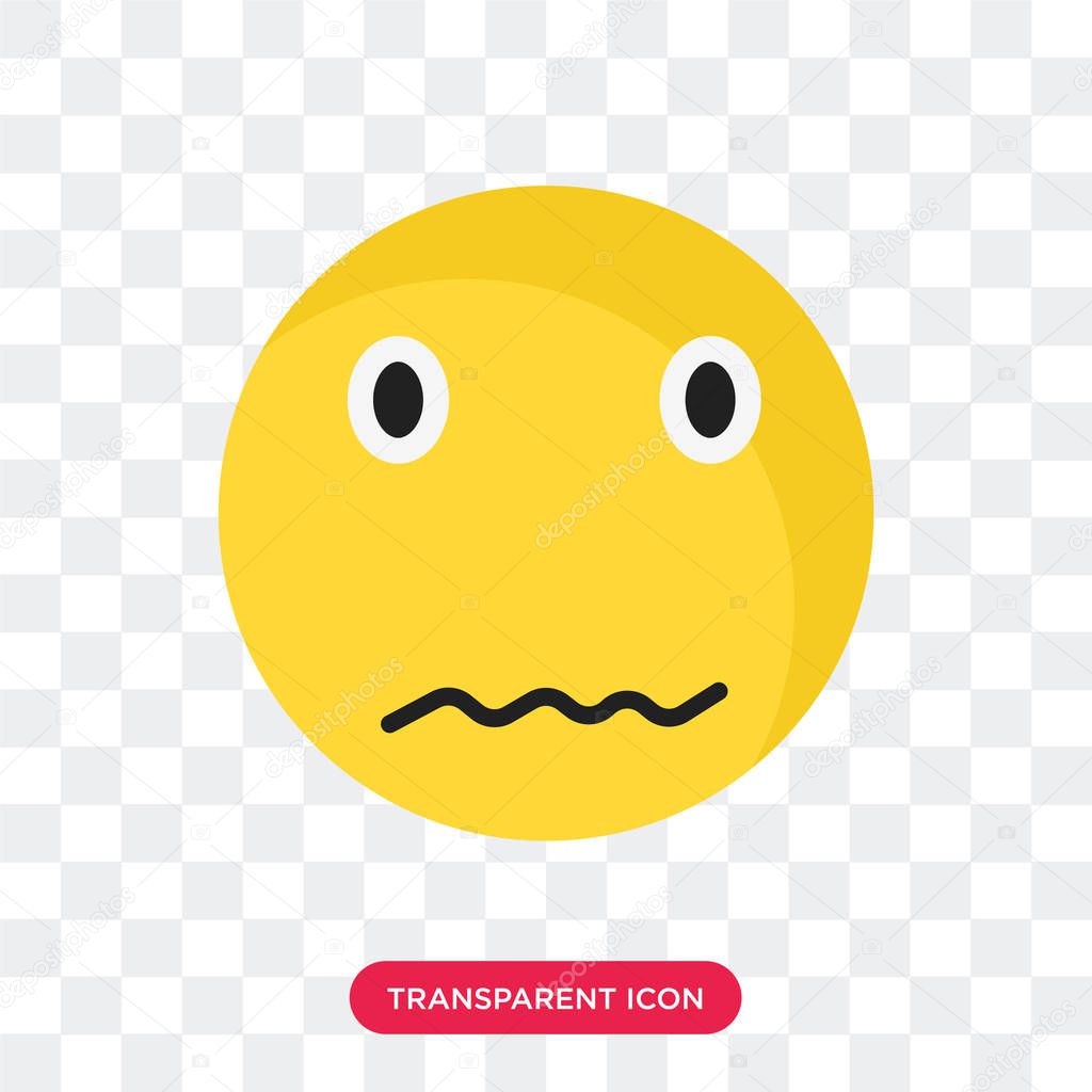 Sca smile vector icon isolated on transparent background, Sca smile logo concept