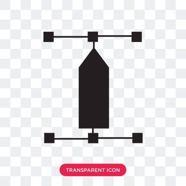  şeffaf arka plan, logo tasarımı izole vektör simgesi