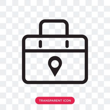 Saydam arka plan üzerinde banın izole yer tutucu vektör simgesi