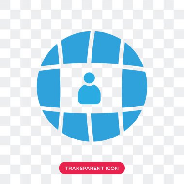 Saydam arka plan üzerinde ağ izole ağ vektör simgesi 