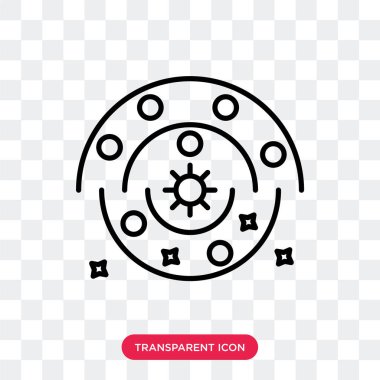 Saydam arka plan üzerinde Galaxy logo tasarımı izole Galaxy vektör simgesi