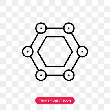 Saydam arka plan üzerinde formül logo tasarımı izole formül vektör simgesi