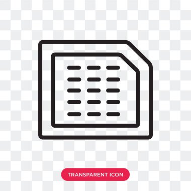 Saydam arka plan üzerinde Calenda izole takvim vektör simgesi