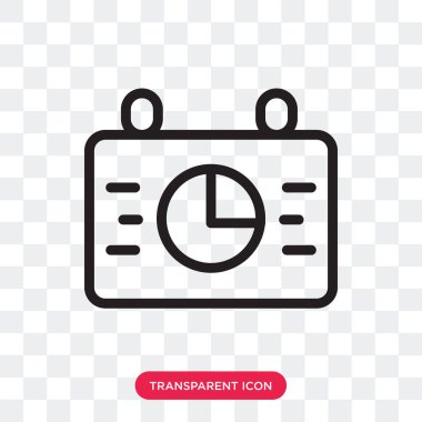 Saydam arka plan üzerinde rapor lo izole rapor vektör simgesi