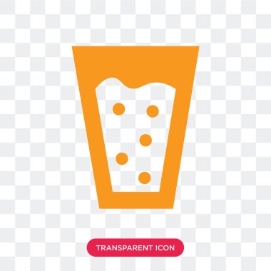 Saydam arka plan üzerinde Thandai izole Thandai vektör simgesi 