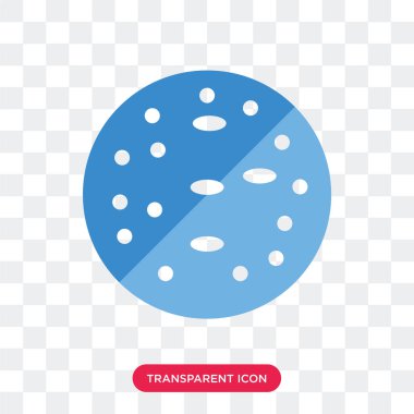 Saydam arka plan üzerinde Basophi izole bazofil vektör simgesi