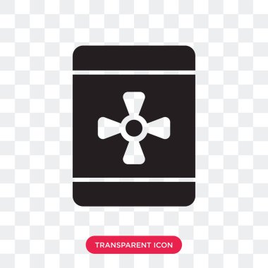 Saydam arka plan üzerinde toksik logo izole toksik vektör simgesi