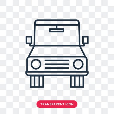 Saydam arka plan üzerinde kamyon logo tasarımı izole kamyon vektör simgesi