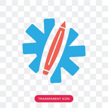 Ayarları şeffaf arka plan üzerinde izole simge vektör ayar