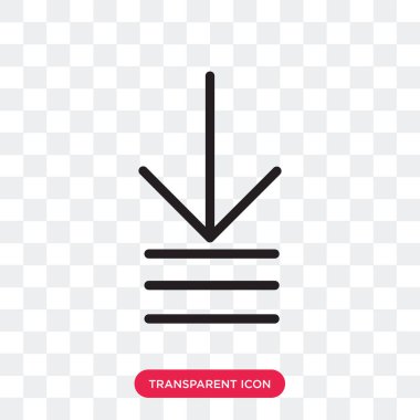 Saydam arka plan üzerinde sipariş logo izole sipariş vektör simgesi