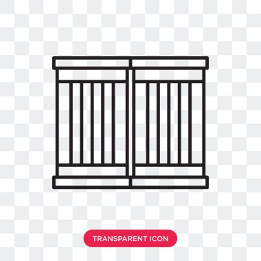 Saydam arka plan üzerinde varil izole varil vektör simgesi 