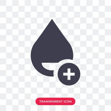 Saydam arka plan üzerinde açılan logo d izole vektör simge damla