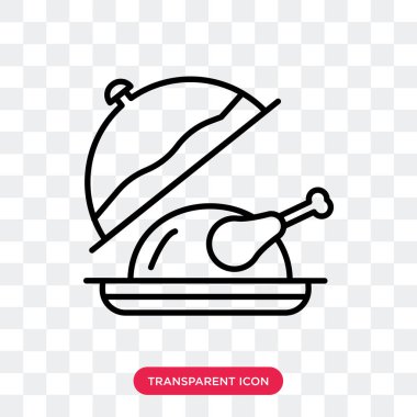 Saydam arka plan üzerinde tavuk logo tasarımı izole tavuk vektör simgesi