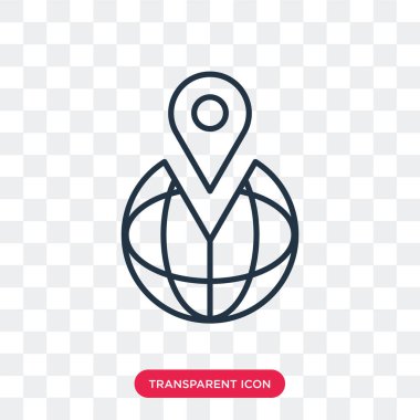 Saydam arka plan üzerinde hedef logo tasarımı izole hedef vektör simgesi