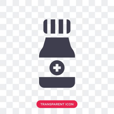 Saydam arka plan üzerinde alkol izole alkol vektör simgesi 