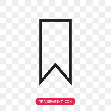 Saydam arka plan üzerinde kleri izole yer imi vektör simgesi