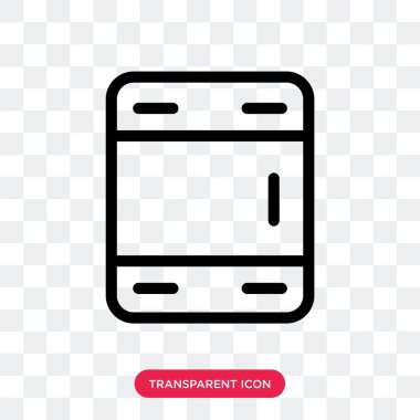 Saydam arka plan üzerinde dondurucu izole dondurucu vektör simgesi 