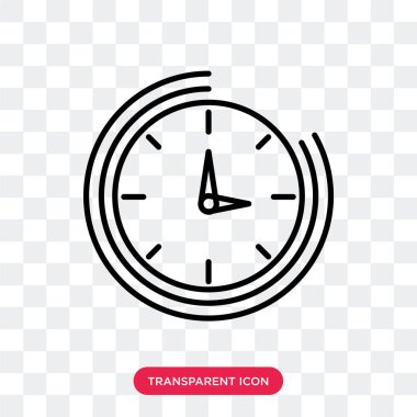 Saydam arka plan üzerinde hazırlık logo tasarımı izole hazırlık vektör simgesi