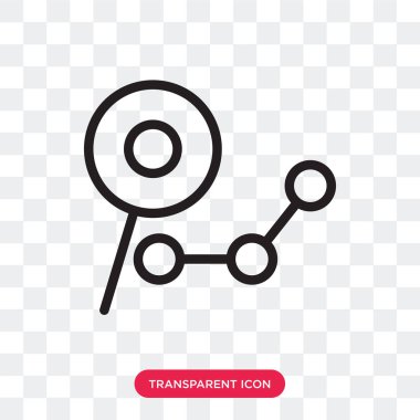 Saydam arka plan üzerinde Analysi izole analiz vektör simgesi