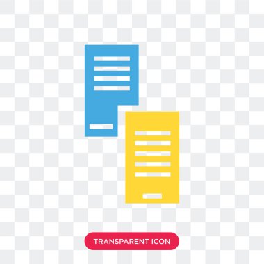 Saydam arka plan üzerinde panelli izole panelli vektör simgesi 