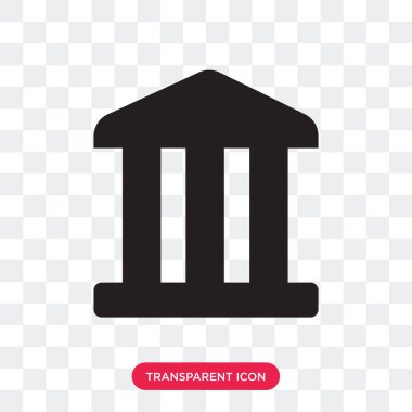 Saydam arka plan üzerinde geçmiş izole geçmiş vektör simgesi 