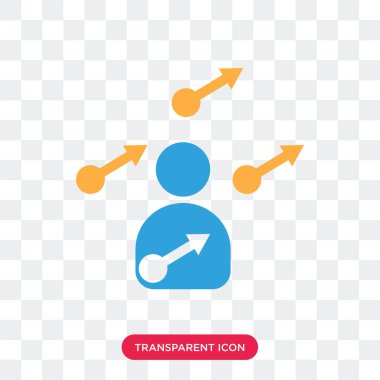 Saydam arka plan üzerinde Kullanıcı logosu d izole Kullanıcı vektör simgesi