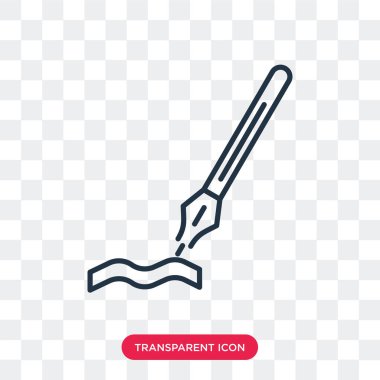 Saydam arka plan üzerinde eğrilik logo tasarımı izole eğriliği vektör simgesi