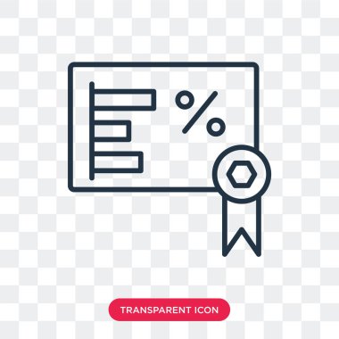 Saydam arka plan üzerinde Analytics logo tasarımı izole analytics vektör simgesi