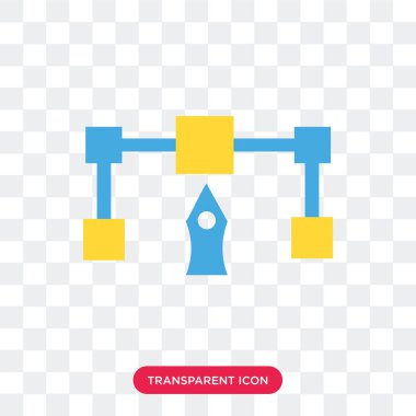  şeffaf arka plan, logo tasarımı izole vektör simgesi