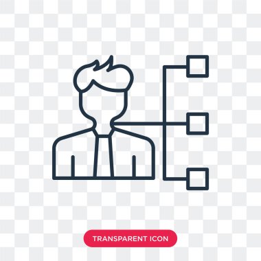 Saydam arka plan üzerinde baş logo tasarımı izole kafa vektör simgesi