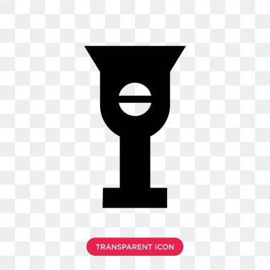 Saydam arka plan üzerinde bacak logo des izole bacak vektör simgesi