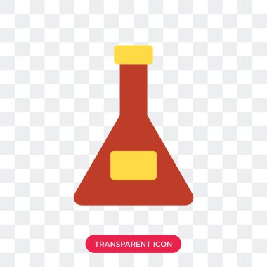 Saydam arka plan üzerinde ketçap izole ketçap vektör simgesi 