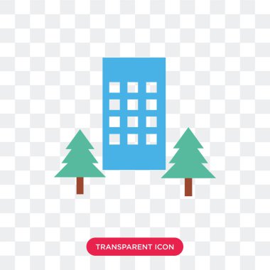 Saydam arka plan üzerinde House logosu izole House vektör simgesi