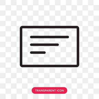 Sola Hizala şeffaf arka plan üzerinde sol izole vektör simgesi 