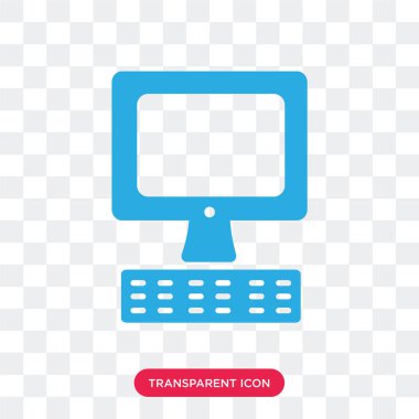 Saydam arka plan üzerinde Laptop lo izole dizüstü vektör simgesi