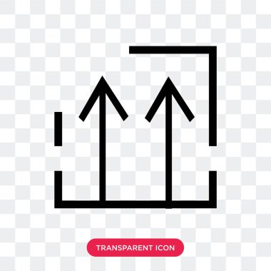 Saydam arka plan üzerinde Upload lo izole vektör simge yüklemek