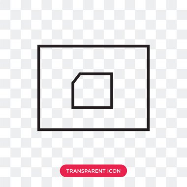 Saydam arka plan üzerinde klasör lo izole klasör vektör simgesi