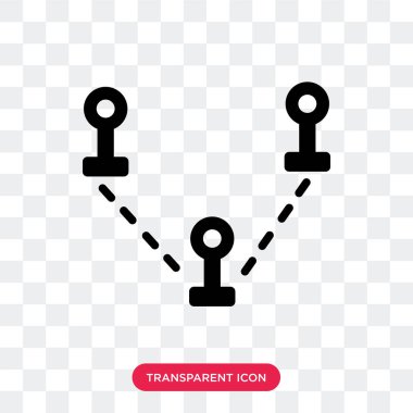 Saydam arka plan üzerinde hedef izole hedef vektör simgesi