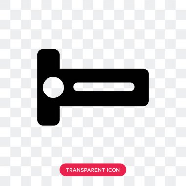 Saydam arka plan üzerinde Sharpe izole kalemtıraş vektör simgesi