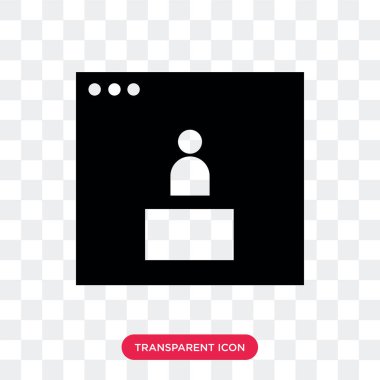 Saydam arka plan üzerinde tarayıcı izole tarayıcı vektör simgesi 