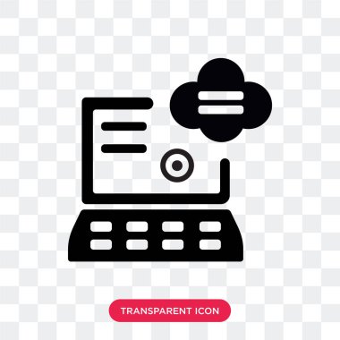 Saydam arka plan üzerinde En izole çevre vektör simgesi