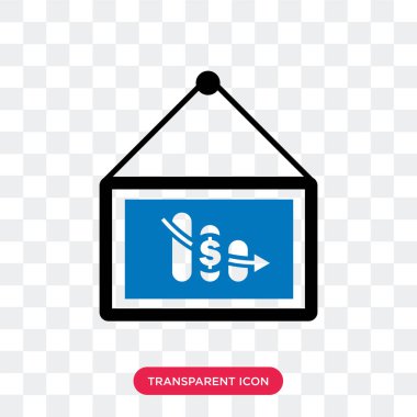 Saydam arka plan üzerinde ön izole sunu vektör simgesi