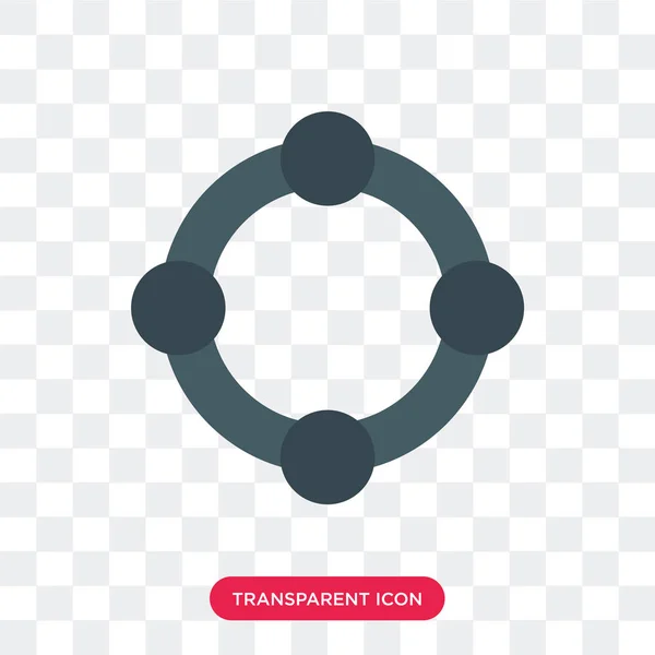 Tamboerijn vector pictogram geïsoleerd op transparante achtergrond, Tambo — Stockvector