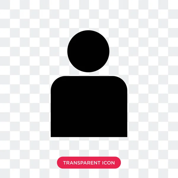 Personas icono vectorial aislado sobre fondo transparente, personas lo — Archivo Imágenes Vectoriales