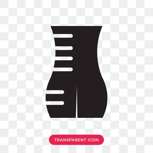 Cuerpo icono vectorial aislado sobre fondo transparente, logotipo del cuerpo d — Vector de stock