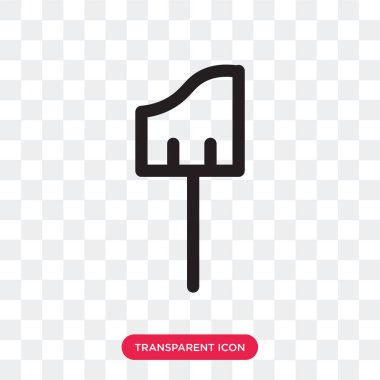 Saydam arka plan üzerinde boya logo izole boya vektör simgesi