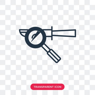 Saydam arka plan üzerinde kanıt logo tasarımı izole kanıt vektör simgesi